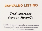 MORS podelilo zahvalno listino ZVVS