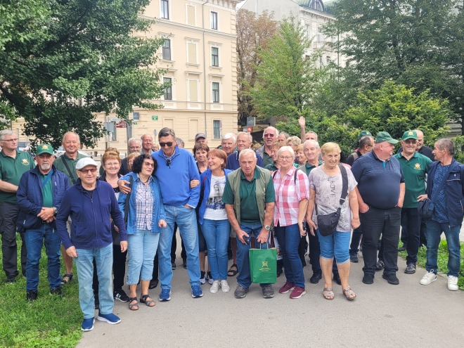Veterani OZVVS Gornja Radgona v Ljubljani