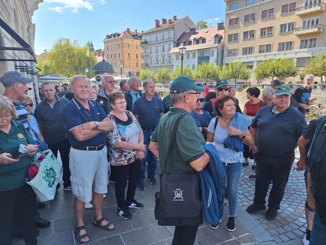 Veterani OZVVS Gornja Radgona v Ljubljani