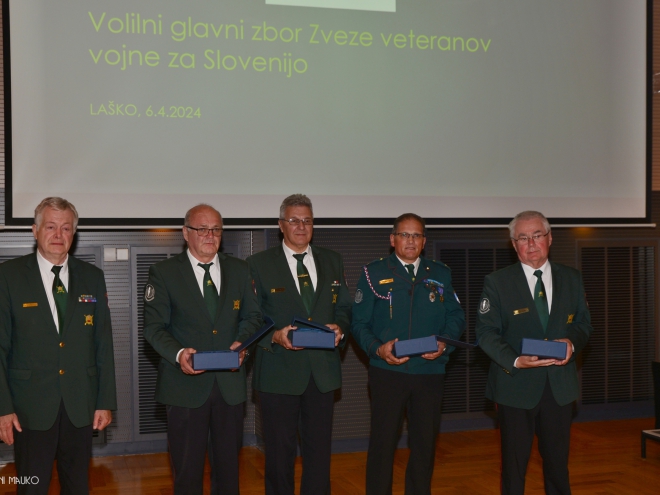 Delegati OZVVS Gornja Radgona na volilnem zboru ZVVS v Laškem