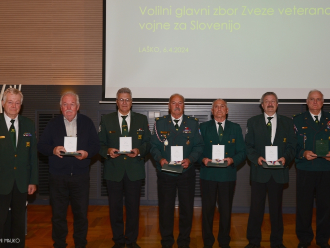 Delegati OZVVS Gornja Radgona na volilnem zboru ZVVS v Laškem