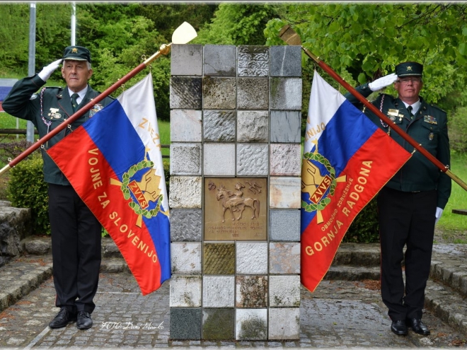 Prapor OZVVS Gornja Radgona na GEOSSu